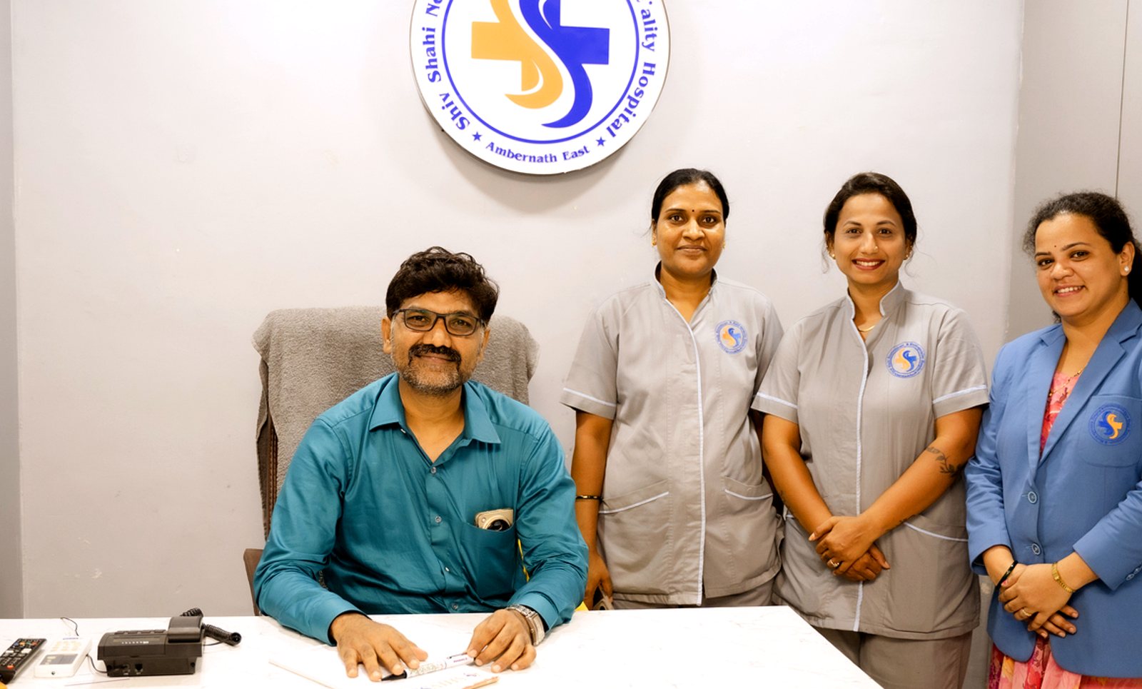 Shiv Shahi Hospital Ambernath East — Reception — Doctor & Nursing Team