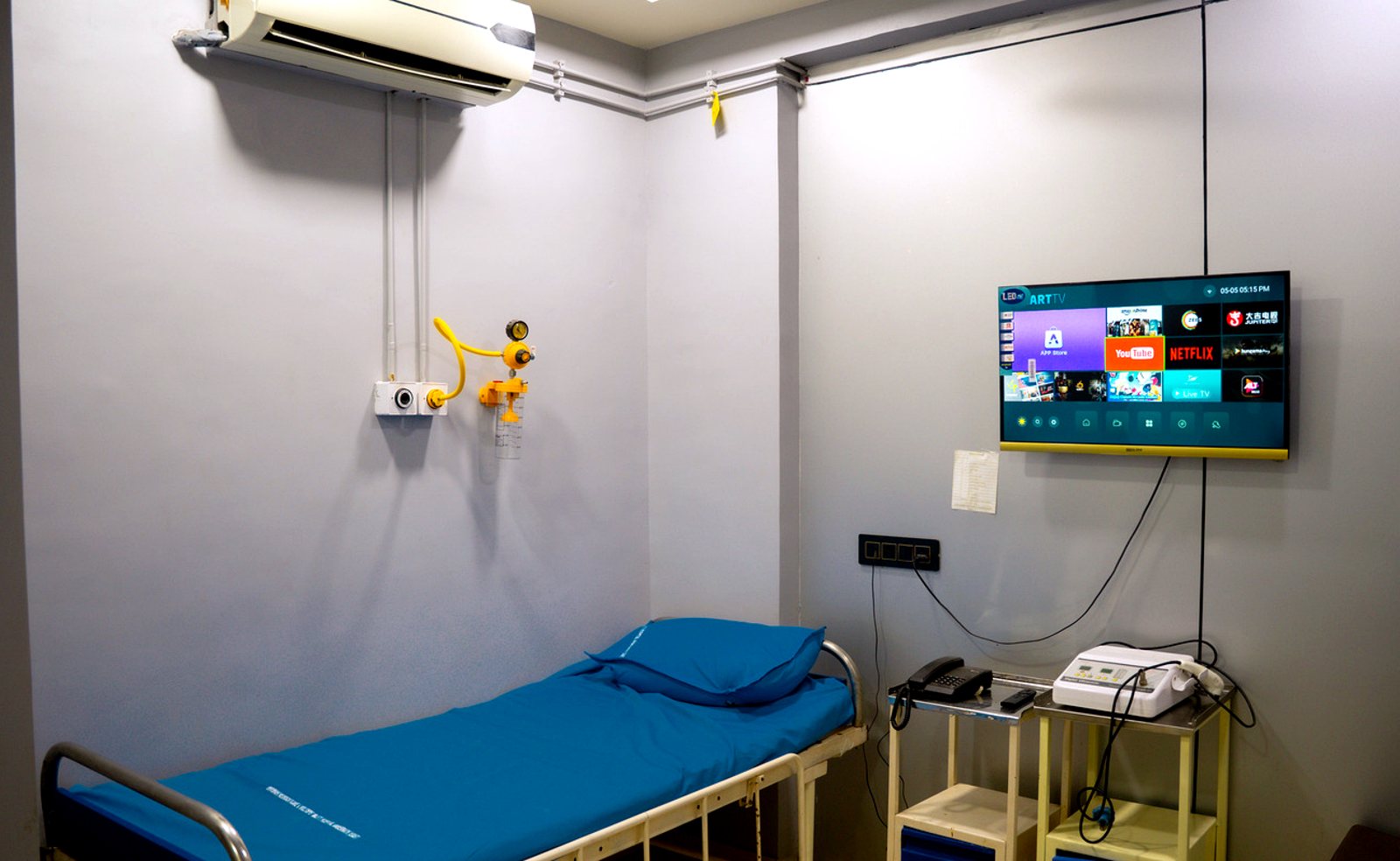 Shiv Shahi Hospital Ambernath East — Private Room with TV & Oxygen Support