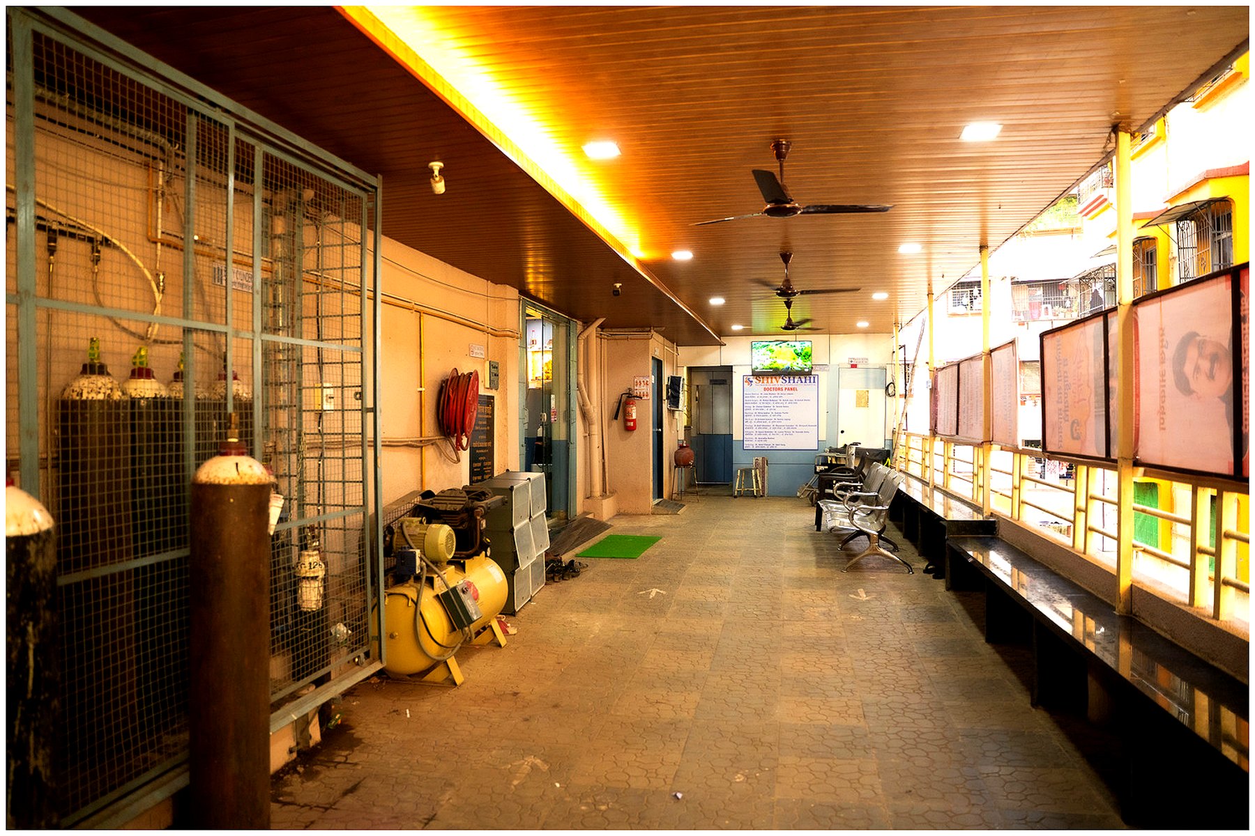 Shiv Shahi Hospital Ambernath East — Hospital Corridor & Exterior Access