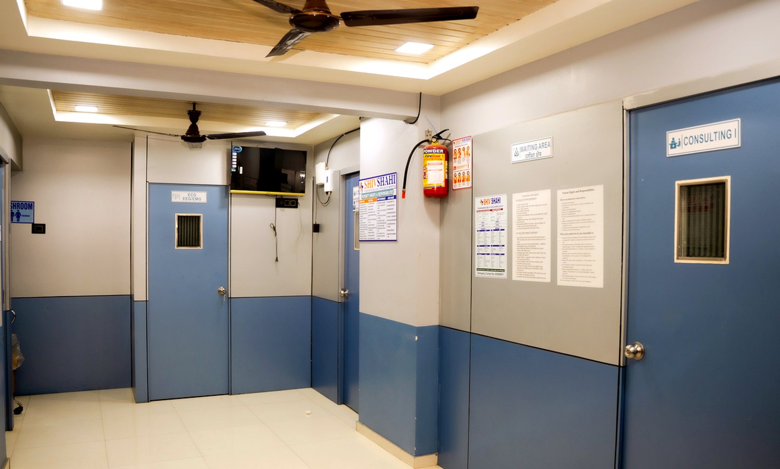 Shiv Shahi Hospital Ambernath East — Consultation Room Corridor